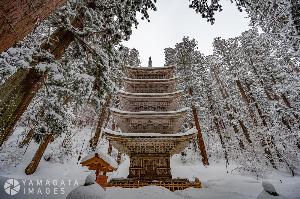 羽黒山出羽三山神社 五重塔（鶴岡市）